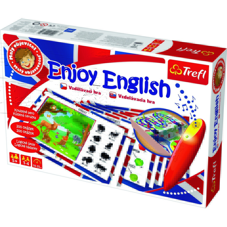 TREFL Malý objevitel Enjoy English + magické pero Trefl