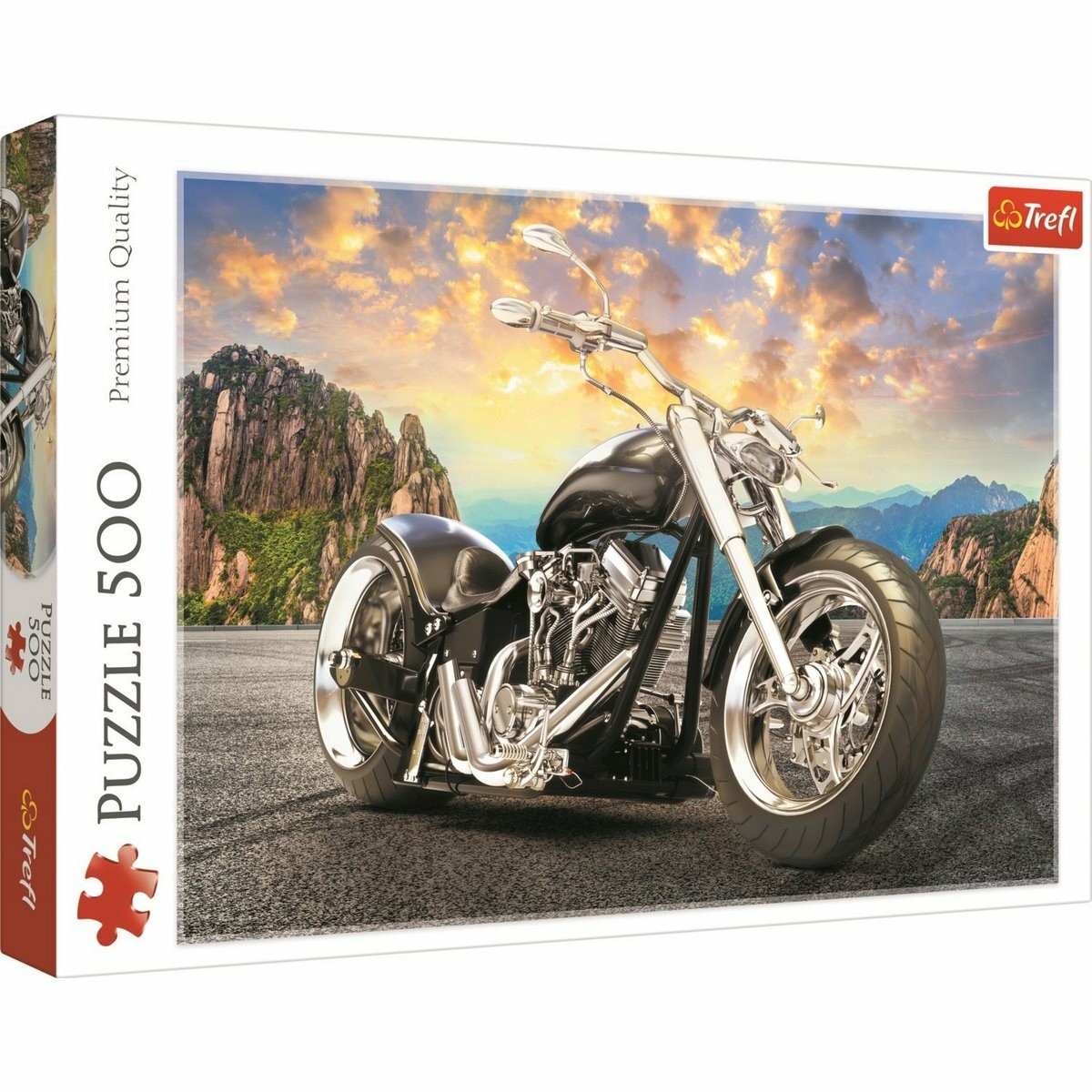 Trefl Puzzle Černá motorka