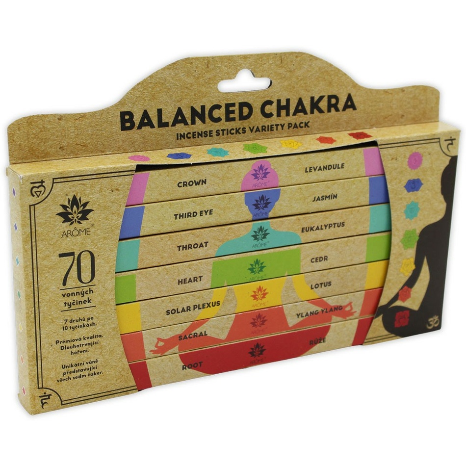 Arome Balanced Chakra Sada vonných tyčinek