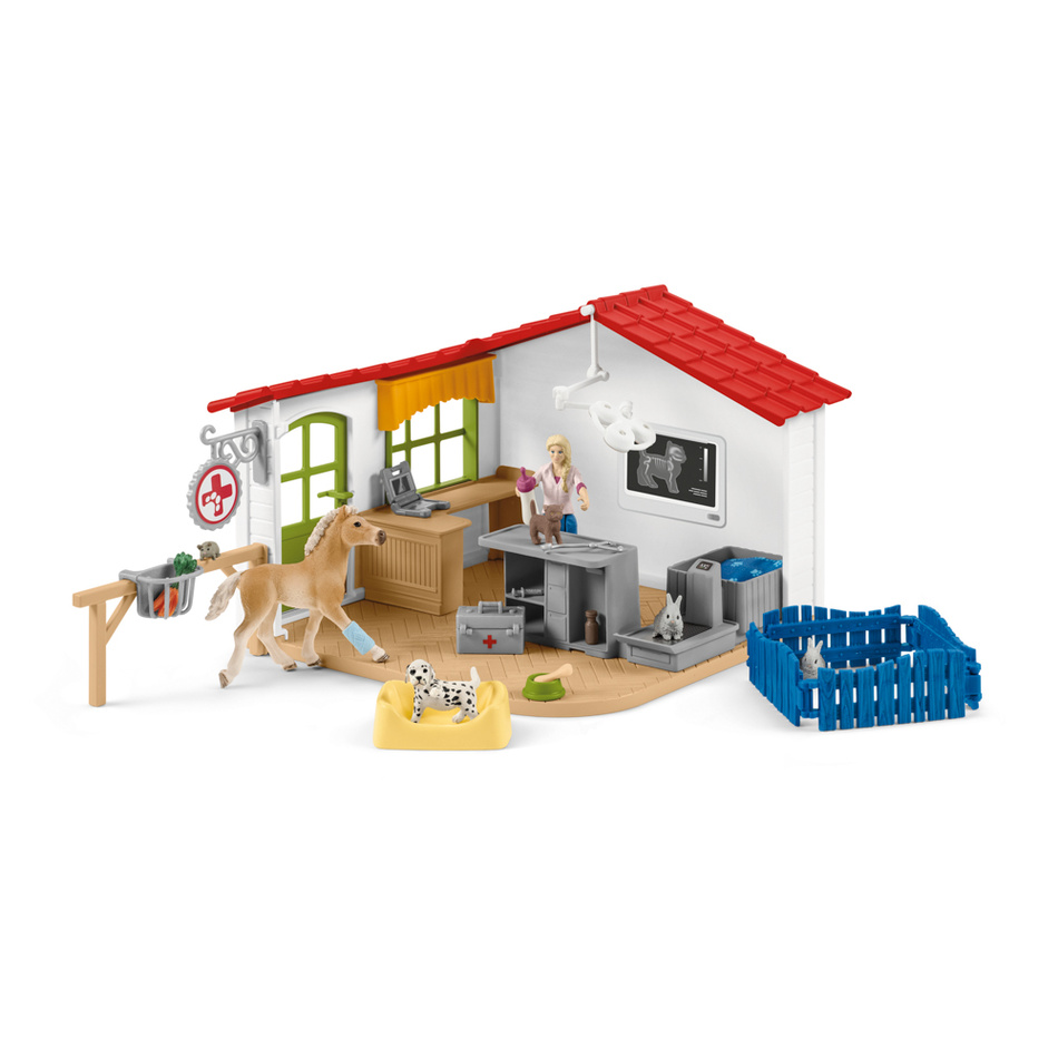 Schleich 42502 Veterinární ordinace pro domácí zvířata Schleich