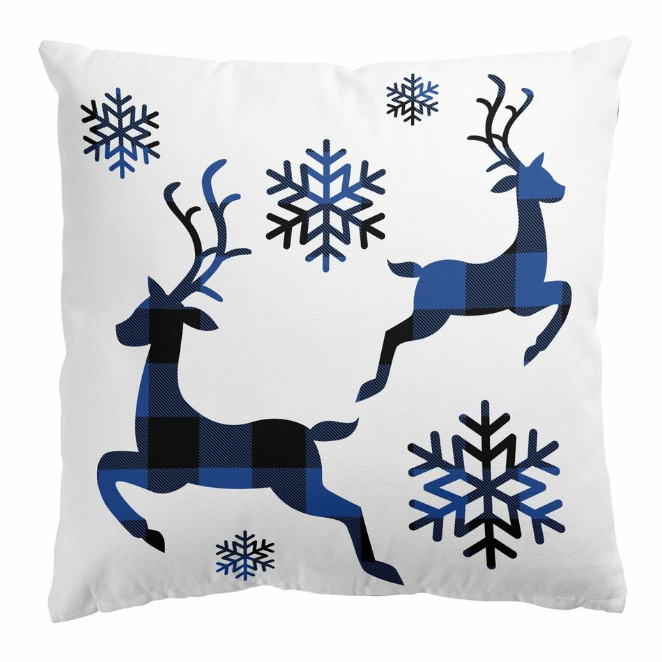 Vánoční polštář Velvet Merry Deer