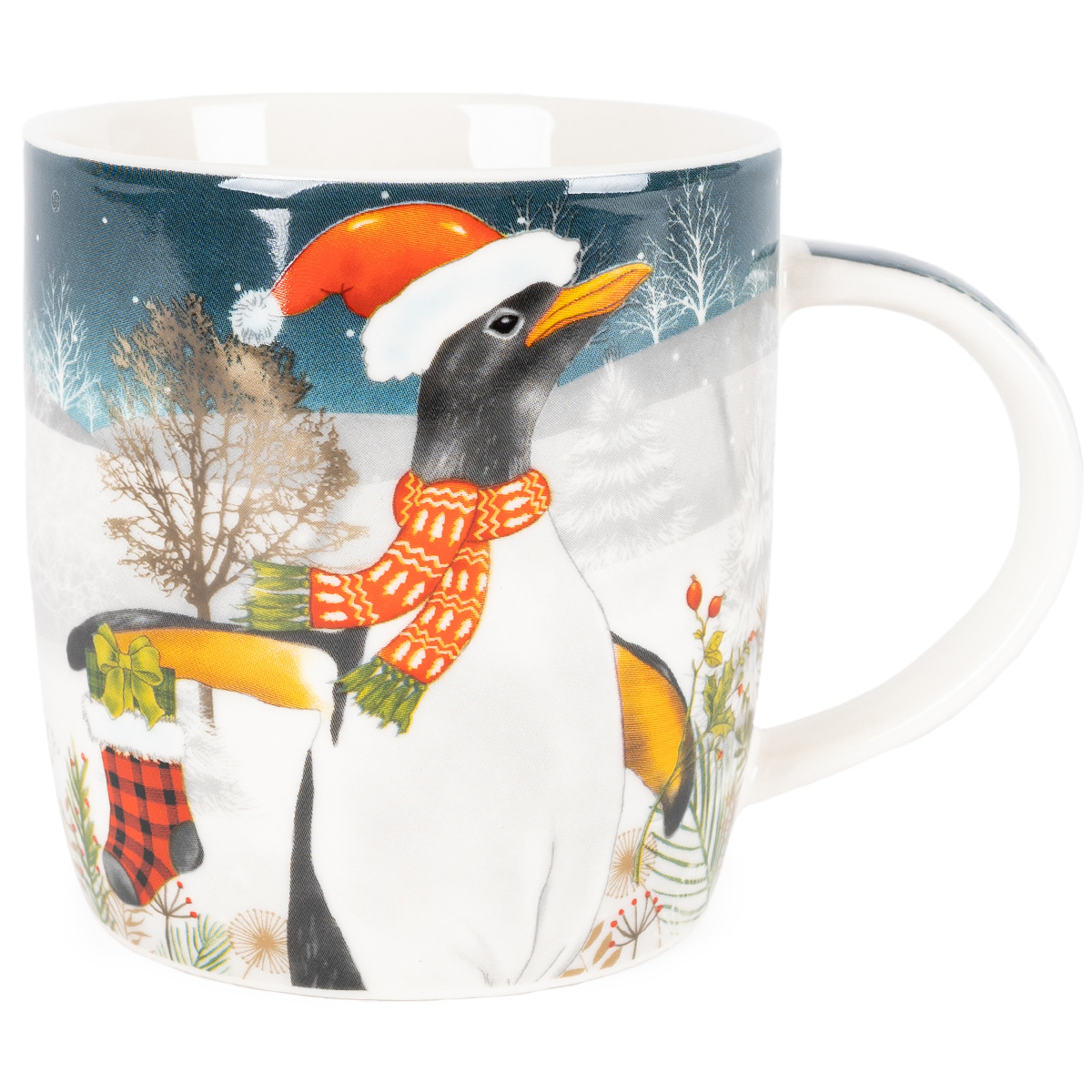 Porcelánový hrnek Xmas Penquin