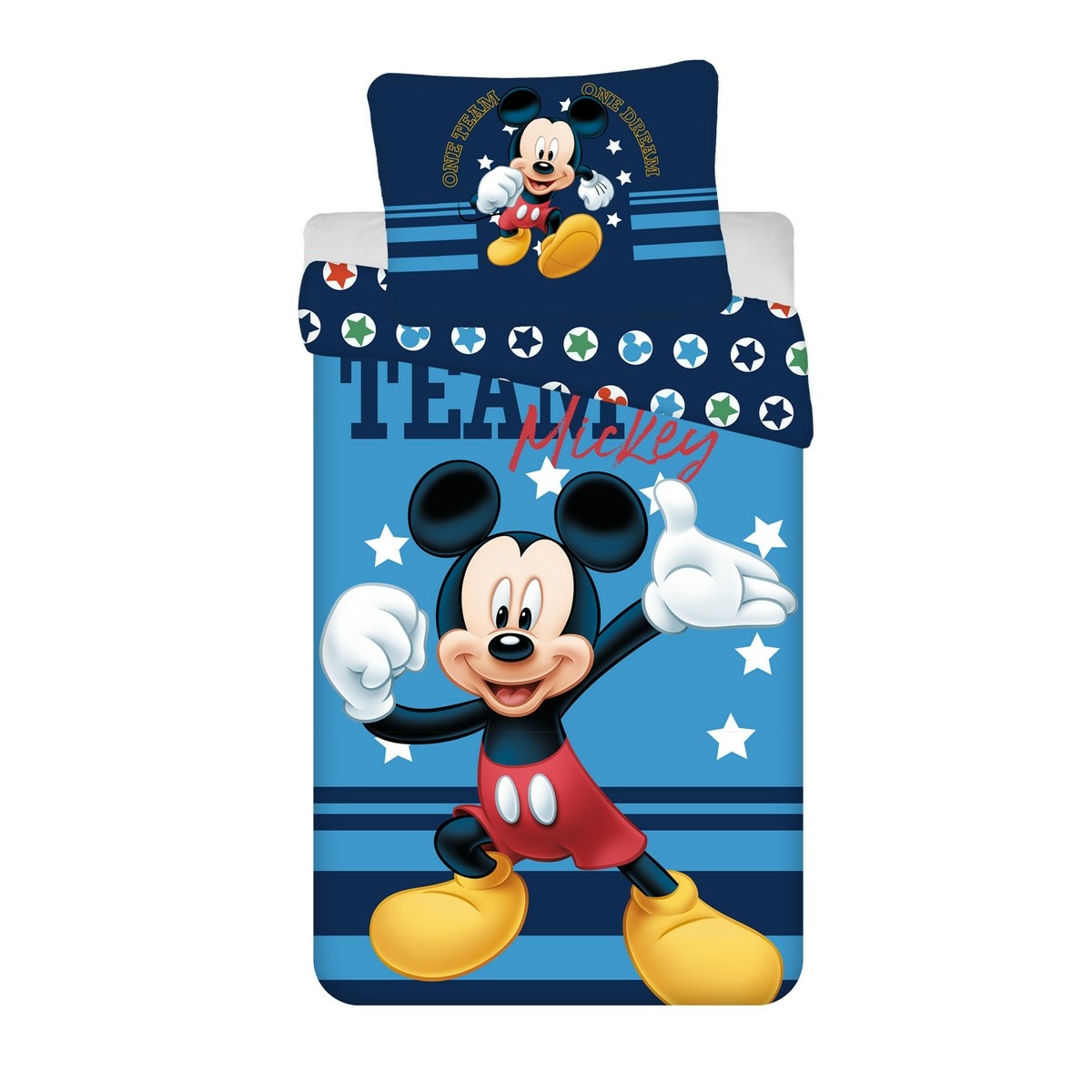 Jerry Fabrics Dětské bavlněné povlečení Mickey Team