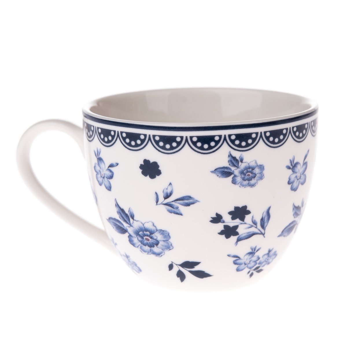 4dílná sada porcelánových šálků Floral