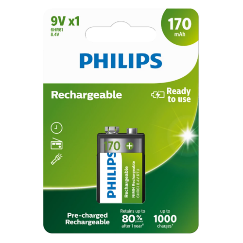 Philips Nabíjecí baterie 9 V Philips