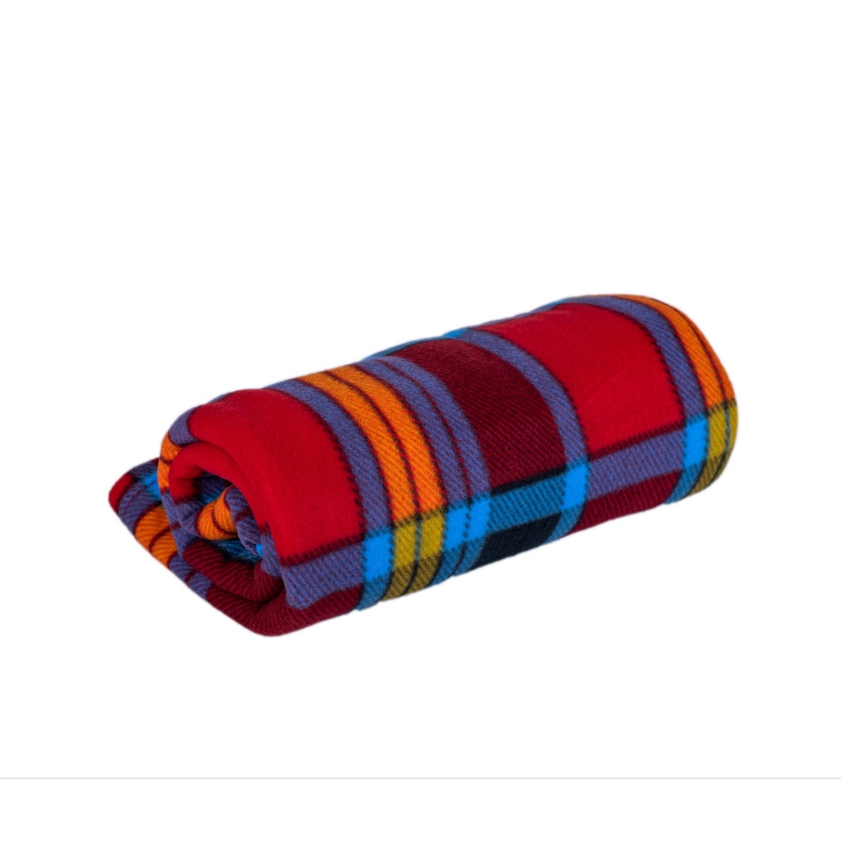 Deka fleece kostka multicolor