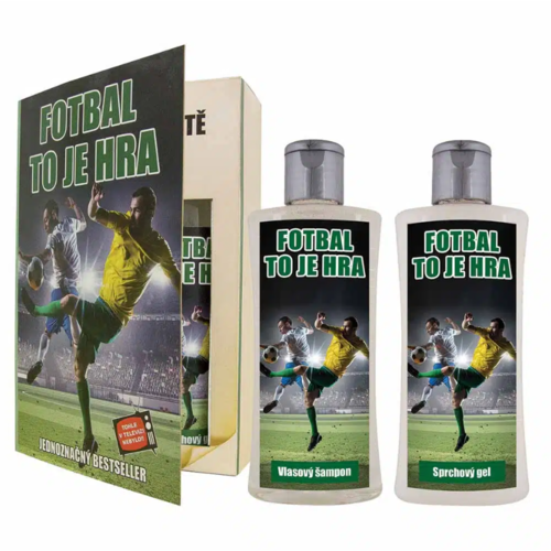 Bohemia Gifts Kosmetická sada kniha - Pro fotbalistu Bohemia Gifts