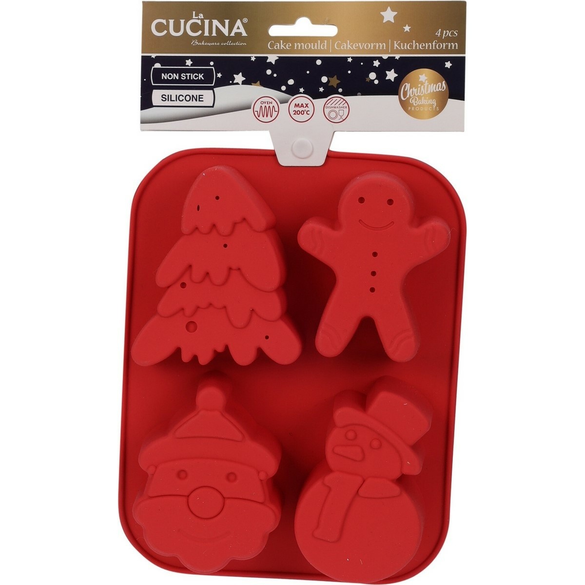 La Cucina Silikonová forma na pečení Christmas