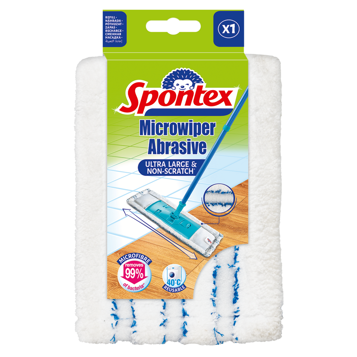 Spontex Microwiper Abrasive náhradní mop Spontex